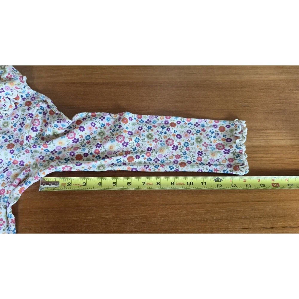 Gymboree Girl's Floral Turtleneck Top Size 10 Vintage READ Description